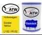 Preview: Volkswagen, Ginster Yellow, L132 / R132: 500ml Lackdose, von ATW Autoteile West.